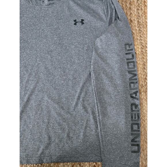 Under Armour Threadborne Hooded Shirt Yputh Boys‎ XL(18-20) Hoodie Lightweight - Picture 3 of 6